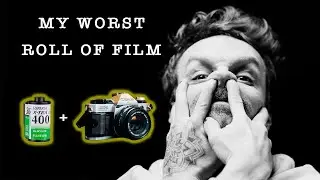 A professional photographer shooting 35mm film for the first time.