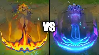 Battle Academia Briar vs Street Demons Briar Skins Comparison (League of Legends)