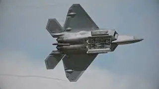 F-22 Raptor Primecuts B-Roll stealth supercruise maneuverability and integrated avionics