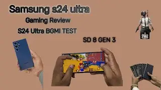 Samsung s24 ultra |Gaming review with FPS meter Heating and Battery test