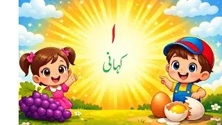 Alif Se Anar 🍎 | Urdu Alphabet Cartoon for Kids | Funtush