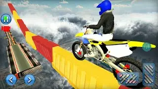 Real Impossible Track MOTO Bike Stunt Master Game - Gameplay - Games Android - Bike Game