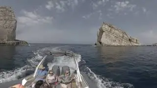 Fungus Rock Inlet by Dwejra Bay - Gozo