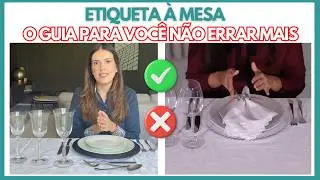 ETIQUETA À MESA | O Guia Prático para Comer com Elegância