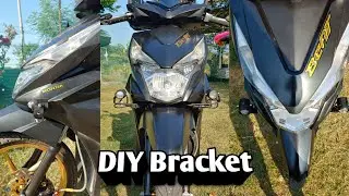 DIY Mini Driving Light Bracket