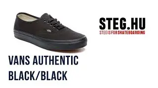 Vans Authentic Black/Black unboxing