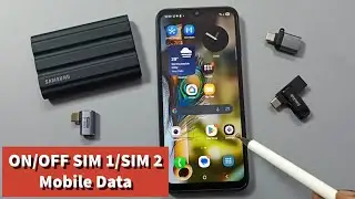 How to Turn ON / OFF SIM 1 and SIM 2 Mobile Data on Samsung Galaxy A17 5G