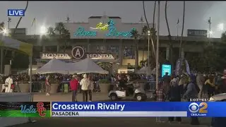 UCLA, USC fans get together at Rose Bowl for big crosstown rivalry game