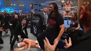 WWE SmackDown Roman Reigns Returns And Attacks Cody Rhodes And Helps Drew Mcintyre 3 Stages Of Hell