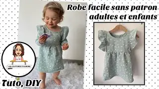 TUTO COUTURE - comment coudre une robe à volants sans patron