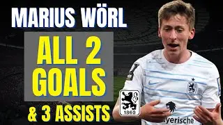 Marius W&ouml;rl - ALL 2 GOALS & ASSISTS FOR 1860 M&Uuml;NCHEN | Skills & Highlights