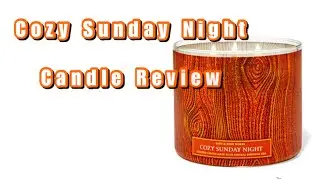Cozy Sunday Night Candle Review