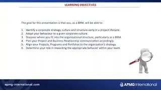 Strategy, Culture, Structure  - A BRM Context - Webinar from Corporate OASIS and APMG
