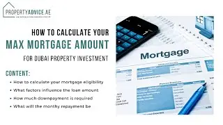 How Much Mortgage Can You REALLY Get in Dubai? | Free Mortgage Calculator Explained
