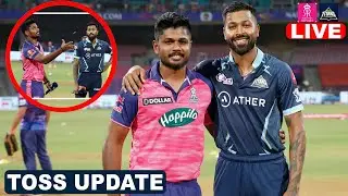 GT vs RR Live: Toss Update | Pitch Reports | Playing 11 | Hardik Pandya | Sanju Samson | IPL