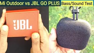 Mi Outdoor Bluetooth Speaker vs JBL Go Plus Sound & Bass BATTLE 💥
