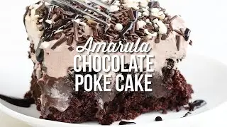 Chocolate Poke Cake | Supergolden Bakes