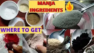 WHERE TO GET MANJA INGREDIENTS || MANJA INGREDIENTS || KOLKATA ||