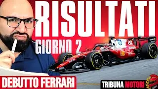 🔥FINE TEST BARCELLONA GIORNO 2: OGGI FERRARI E RED BULL (una a muro una nella ghiaia😰)