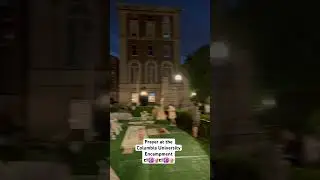 🇵🇸☪️🕌 Prayer at Columbia Encampment