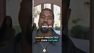 RAPPERS THAT PREDICTED THE FUTURE PT. 2; Kanye predicts his own! 🤯#shorts #kanyewest