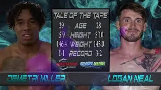 Aries Fight Series 1 - Demetri Miller vs Logan Neal. MMA