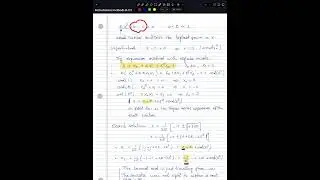 Perturbation Methods B 03. Singular perturbation in an algebraic equation