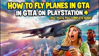 How to Fly Planes in GTA on PlayStation 😱✈️ PS2, PS3 & PS4 Complete Guide