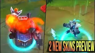 BADLANDS BARON RUMBLE, LANCER STRATUS WUKONG Skins Gameplay Preview - League of Legends