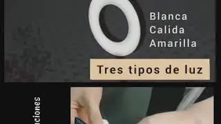 aro de luz led y soporte de de celular