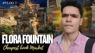 Books Starting at ₹100?! 😲 | Flora Fountain Book Market, Mumbai | Churchgate | #vlog #mumbai #yt 