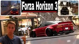 NEW FORZA HORIZON 3 GAMEPLAY! | City Drifting, Drone-Mode, Rocket Bunny 240sx & MORE!