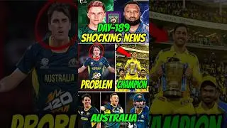 CRICKET TOP 3 LATEST SHOCKING NEWS DAY-189🤯