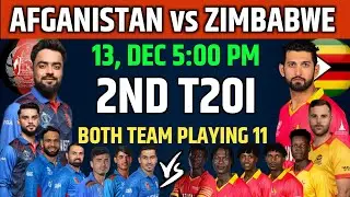 Afghanistan vs Zimbabwe T20 Playing 11 | Afg vs Zim 2nd T20 Playing 11 | Afg vs Zim 2nd T20 Match
