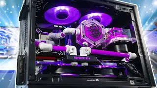 I CUSTOM Water Cooled the Cooler Master NR200P ITX PC Build + Benchmark