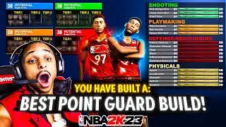 OVERPOWERED POINT GUARD BUILD IN NBA 2K23! BEST BUILD FOR SHOOTING & DRIBBLING