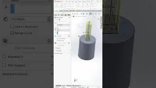 Solidworks Intersect #solidworkstutorial #solidworks #cad #solidworksbeginnerstutorials #cadsoftware