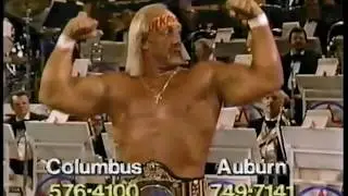 Hulk Hogan and Jerry Lewis 1987 MDA Telethon (Full Segment)