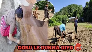 Tori Charne Bela Goru Le Dukha Diyo😢 Last Ma Tractor Le Jotiyo