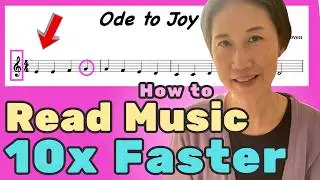 How to Read Music 10x Easier & Faster on Piano | Play Ode to Joy in Minutes!