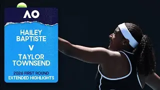 Hailey Baptiste v Taylor Townsend Extended Highlights | Australian Open 2026 First Round