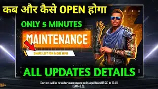 FREE FIRE NOT OPENING|14 APRIL ALL UPDATE -Garena free fire