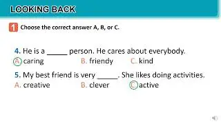 English 6: Unit 3 My friends Lesson 7 Looking back  project