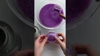 DIY Purple Shell Stress Ball 💜✨ So Pretty & Relaxing!