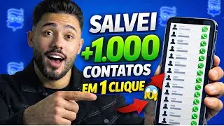 Como SALVAR todos CONTATOS do ANOTAAI 'cardapio digital' de uma SO VEZ no CELUALR