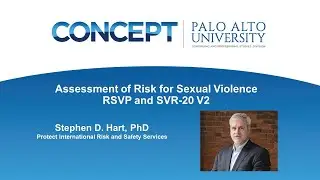 Risk for Sexual Violence: RSVP & SVR-20 V2 | Self-paced training program with Dr. Stephen D. Hart