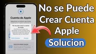No se Puede Crear la cuenta Apple id en este Momento | SOLUCION ✅ Crear Apple id Gratis 2026