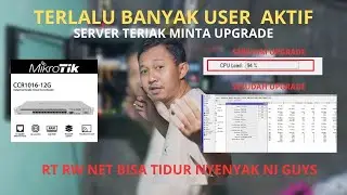 MELEBIHI KAPASITAS KARNA TERLALU BANYAK USER AKTIF | CPU LOAD 100%