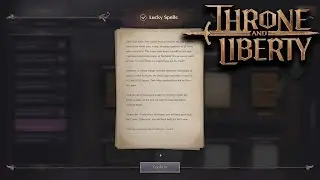 Lucky Spells - Near The Sanctuary Oasis Collection Codex THRONE AND LIBERTY