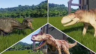 NEW FUTURE PREDATOR VS PRESTOSUCHUS VS POSTOSUCHUS - BATTLE || JURASSIC WORLD EVOLUTION